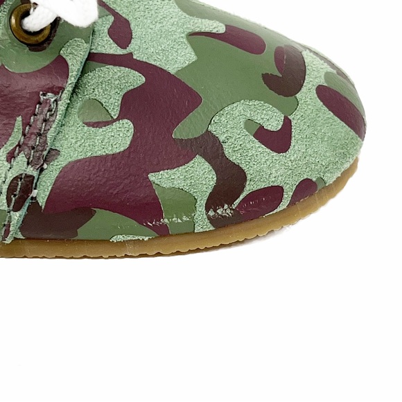 Piper Finn Camouflage Low Top Oxfords Hard Sole 6 Camo - Picture 6 of 6